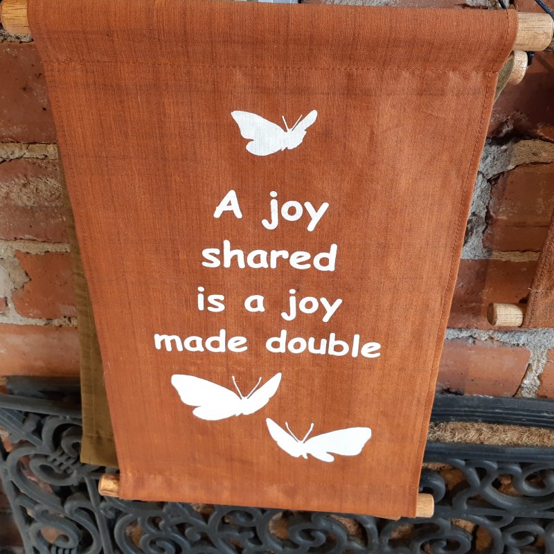A joy shared is a joy made double