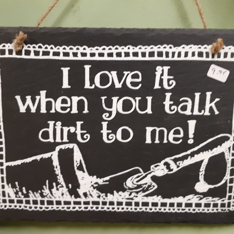 Talk dirt to me?