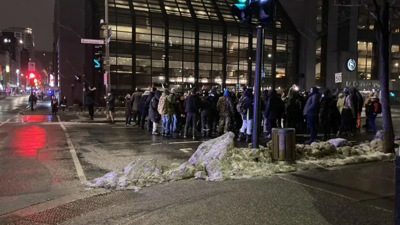 Montrealers protest against Quebec’s provincewide curfew