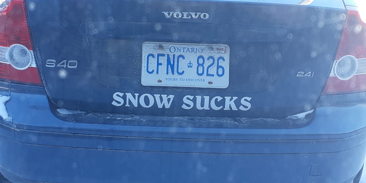 Snow sucks